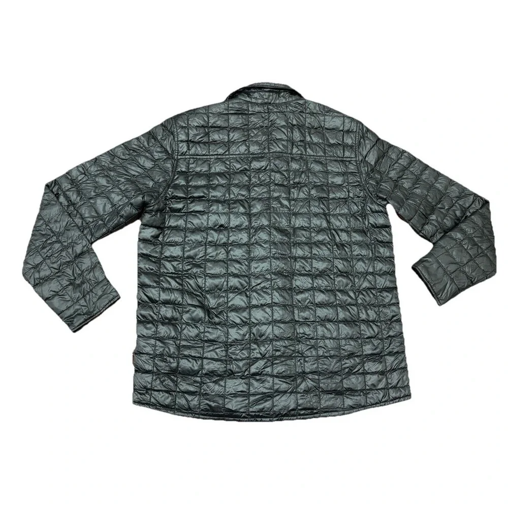 The North Face Reyes ThermoBall Insulated‎ Button Shirt Jacket Black Men L C916
